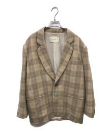 TODAYFUL（トゥデイフル）の古着「Check Over Jacket」｜ベージュ