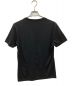 FENDI (フェンディ) スパンコールロゴTシャツ ブラック サイズ:M：18000円