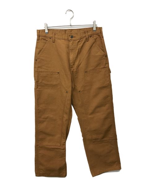 CarHartt（カーハート）CarHartt (カーハート) Firm Duck Double-Front Work Dungaree ブラウン サイズ:34の古着・服飾アイテム