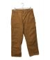 CarHartt（カーハート）の古着「Firm Duck Double-Front Work Dungaree」｜ブラウン