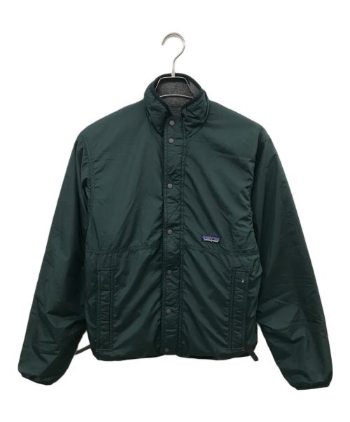 Patagonia（パタゴニア）Patagonia (パタゴニア) 99年製 リバーシブルフリースジャケット グリーン×グレー サイズ:Sの古着・服飾アイテム