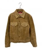 LEVI'Sリーバイス）の古着「復刻LEATHER SUEDE JACKET」｜ベージュ