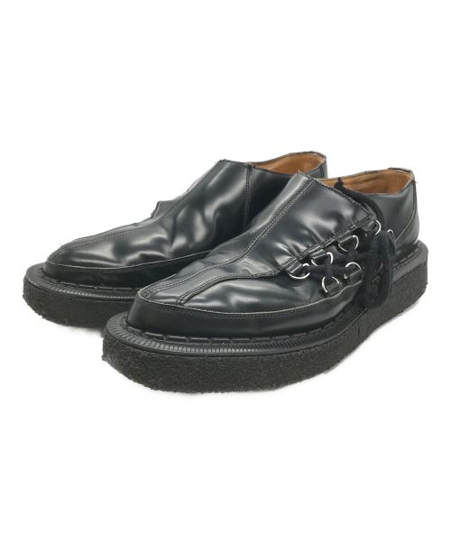 GEORGE COX（ジョージコックス）GEORGE COX (ジョージコックス) COMME des GARCONS HOMME PLUS (コムデギャルソンオムプリュス) レザーシューズ ブラック サイズ:UK8の古着・服飾アイテム