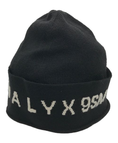 1017 ALYX 9SM（アリクス）1017 ALYX 9SM (アリクス) LOGO BEANIE ブラックの古着・服飾アイテム