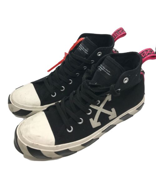 OFFWHITE（オフホワイト）OFFWHITE (オフホワイト) MID TOP SNEAKER ブラック サイズ:43の古着・服飾アイテム