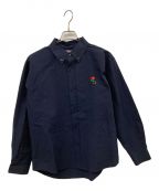 son of the cheese（サノバチーズ））の古着「24SS　Seersucker Shirt」｜ネイビー