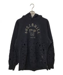 SUGARHILL（シュガーヒル）の古着「24SS Crashed Hoodie」｜ネイビー