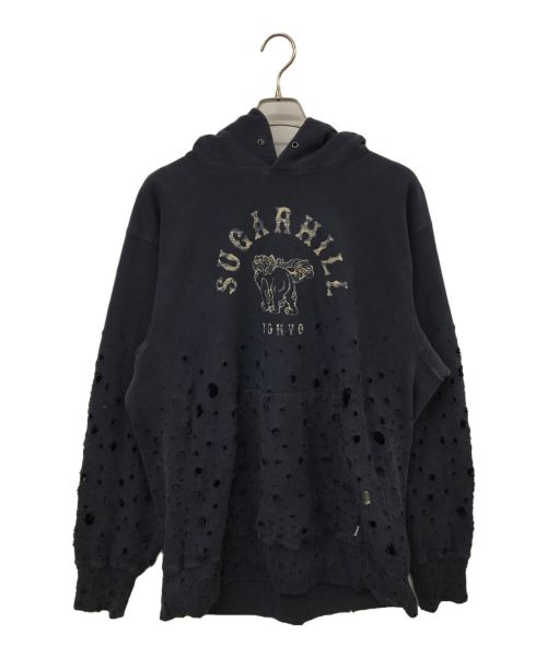 SUGARHILL（シュガーヒル）SUGARHILL (シュガーヒル) 24SS Crashed Hoodie ネイビー サイズ:2の古着・服飾アイテム