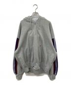 SUPREMEシュプリーム）の古着「Harf Zip Hooded Sweatshirt」｜グレー