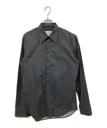 Maison Margiela（メゾンマルジェラ）の古着「総柄シャツ」｜ネイビー