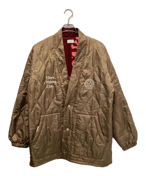 CHAOS FISHING CLUB（カオスフィッシングクラブ）CHAOS FISHING CLUB (カオスフィッシングクラブ) SAY HELLO (セイハロー) Han ten Reversible Jacket ブラウン サイズ:フリーの古着・服飾アイテム