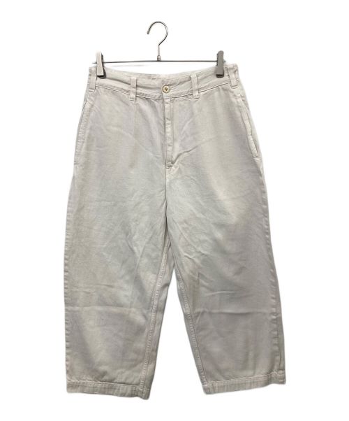 Porter Classic（ポータークラシック）Porter Classic (ポータークラシック) SUMMER WHITE PANTS アイボリー サイズ:Mの古着・服飾アイテム