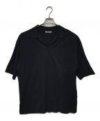 AURALEEオーラリー）の古着「HIGH GAUGE PIQUE DOUBLE CLOTH SKIPPER POLO」｜ネイビー