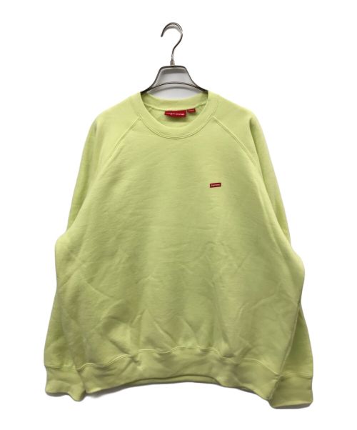 SUPREME（シュプリーム）SUPREME (シュプリーム) small box Raglan Crewneck 黄緑 サイズ:Lの古着・服飾アイテム