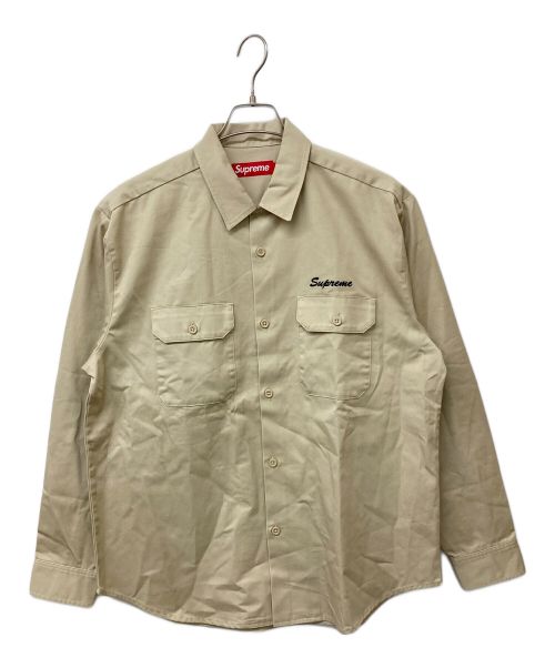 SUPREME（シュプリーム）SUPREME (シュプリーム) our lady workシャツ ベージュ サイズ:Ｍの古着・服飾アイテム