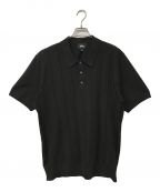 stussyステューシー）の古着「cable s/s polo」｜ブラック