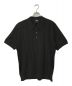 stussy（ステューシー）の古着「cable s/s polo」｜ブラック