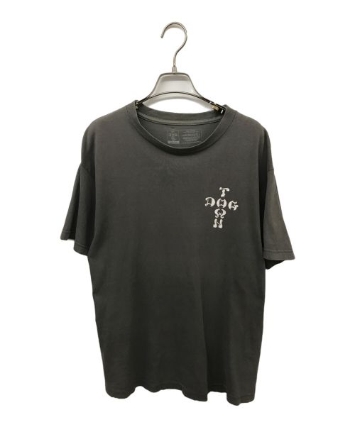 DOG TOWN（ドッグ タウン）DOG TOWN (ドッグ タウン) プリントTシャツ グレー サイズ:Mの古着・服飾アイテム