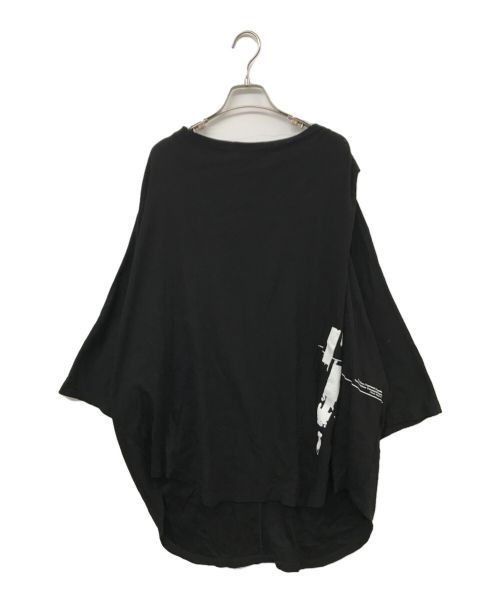 JULIUS（ユリウス）JULIUS (ユリウス) 22AW DRAPED COWL CS T-SHIRTS ブラック サイズ:2の古着・服飾アイテム