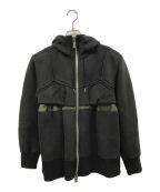 sacaiサカイ）の古着「22AW Sweat Zip Up Blouson」｜グレー