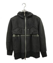 sacai（サカイ）の古着「22AW Sweat Zip Up Blouson」｜グレー