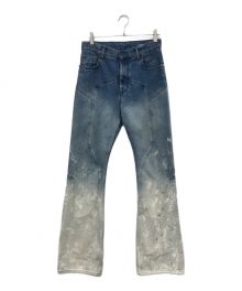 OFFWHITE（オフホワイト）の古着「Paint-Splattered Degrade Denim Jeans」｜ブルー