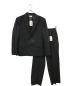 apartment Three（アパートメントスリー）の古着「Double-breasted Blazer+Tailored Trousers」｜ブラック