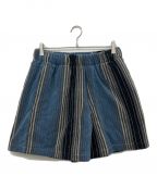 stussy×TEKLAステューシー×テクラ）の古着「Multi Stripes shorts」｜ブルー