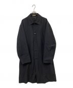 AURALEEオーラリー）の古着「HARD TWIST WOOL TWILL SOUTIEN COAT」｜ブラック