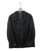 AURALEEオーラリー）の古着「SUPER FINE WOOL COTTON TWILL OVER JACKET」｜ブラック