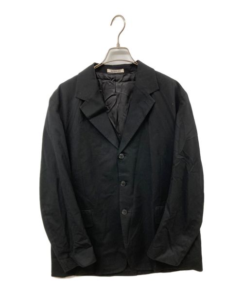 AURALEE（オーラリー）AURALEE (オーラリー) SUPER FINE WOOL COTTON TWILL OVER JACKET ブラック サイズ:3の古着・服飾アイテム