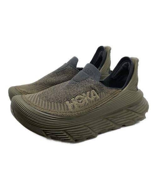 HOKAONEONE（ホカオネオネ）HOKAONEONE (ホカオネオネ) U RESTORE TC オリーブ サイズ:EU40の古着・服飾アイテム