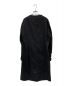 JULIUS (ユリウス) COLLARLESS COAT ブラック サイズ:M：18000円