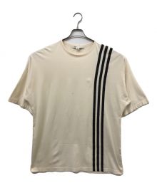 Y-3（ワイスリー）の古着「3-STRIPES TEE」｜アイボリー