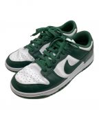 NIKEナイキ）の古着「Dunk Low Retro」｜ホワイト×グリーン