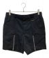 JOHN LAWRENCE SULLIVAN（ジョンローレンスサリバン）の古着「WOOL GABARDINE ZIP SHORTS」｜ブラック