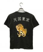 WACKO MARIAワコマリア）の古着「天国東京トラプリントTee」｜ブラック