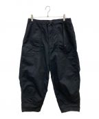 THE NORTHFACE PURPLELABELザ・ノースフェイス パープルレーベル）の古着「Stretch Twil Wide Cropped Pants」｜ブラック