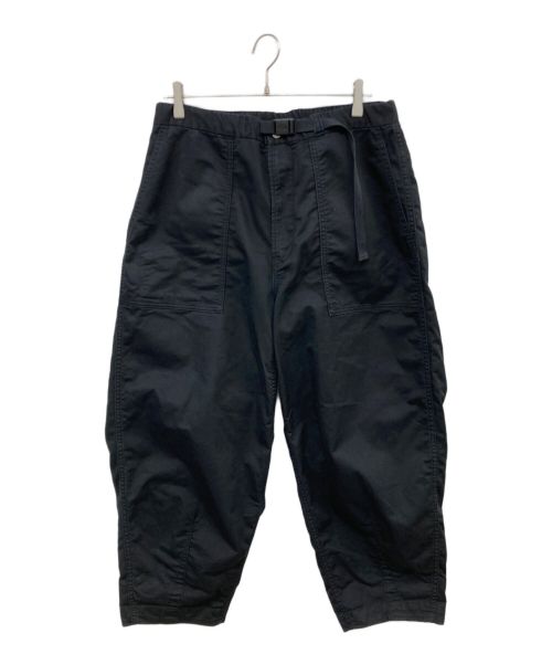 THE NORTHFACE PURPLELABEL（ザ・ノースフェイス パープルレーベル）THE NORTHFACE PURPLELABEL (ザ・ノースフェイス パープルレーベル) Stretch Twil Wide Cropped Pants ブラック サイズ:34の古着・服飾アイテム