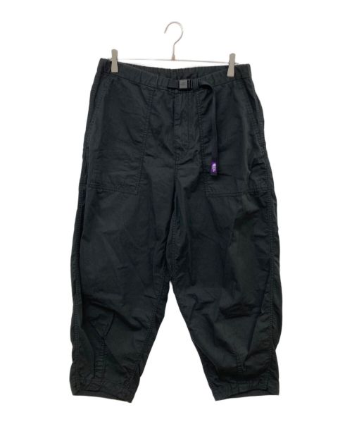 THE NORTHFACE PURPLELABEL（ザ・ノースフェイス パープルレーベル）THE NORTHFACE PURPLELABEL (ザ・ノースフェイス パープルレーベル) Ripstop Wide Cropped Pants ブラック サイズ:34の古着・服飾アイテム