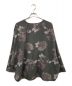 bishool (ビシュール) BISHOOL Dyed Twill Flower KIMONO-Sleeve Cut Sew ブラック サイズ:Free：7000円