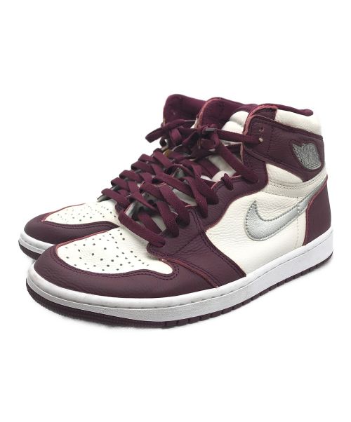 NIKE（ナイキ）NIKE (ナイキ) Air Jordan 1 High OG ホワイト×ボルドー サイズ:UK8.5の古着・服飾アイテム