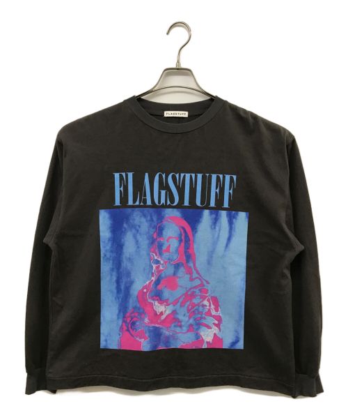 flagstuff（フラグスタフ）FLAGSTUFF (フラグスタフ) MUTT LS TEE グレー サイズ:Lの古着・服飾アイテム