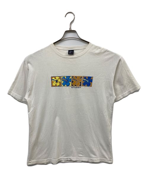 OLD STUSSY（オールドステューシー）OLD STUSSY (オールドステューシー) プリントTシャツ ホワイト サイズ:Sの古着・服飾アイテム