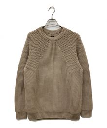 BATONER（バトナ―）の古着「SIGNATURE CREW NECK」｜ベージュ