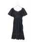 HER LIP TO (ハーリップトゥ) Volume Sleeve Day Dress インディゴ サイズ:M 未使用品：8000円