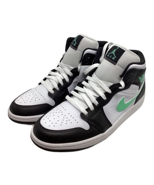 NIKE（ナイキ）NIKE (ナイキ) AIR JORDAN1 MID ホワイト×ブラック×グリーン サイズ:27.5cmの古着・服飾アイテム