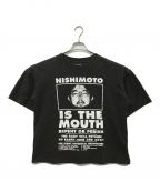 NISHIMOTO IS THE MOUTHニシモトイズザマウス）の古着「クラシック ショートスリーブ Tシャツ」｜ブラック