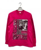 SUPREMEシュプリーム）の古着「Saint Sebastian L/S Tee」｜ピンク