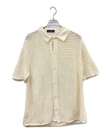 FRED PERRY（フレッドペリー）の古着「レースボタン スルーシャツ」｜ホワイト